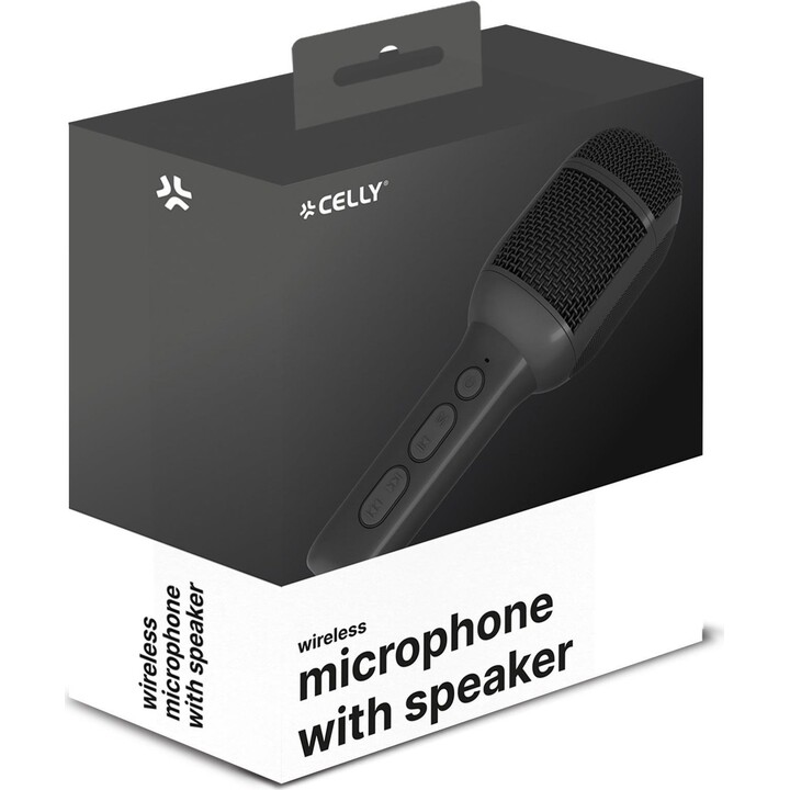 Celly KidsFestival 2 Microfono Karaoke Bluetooth Nero