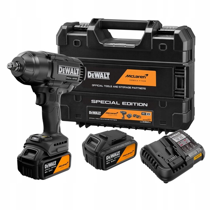 Chave de impacto DEWALT 1/2" 18V DCF99MP2T 1396Nm 2x5.0Ah MCLAREN