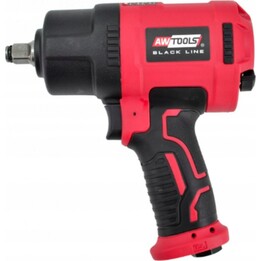 AwTools Chave de impacto pneumática de 1/2" 1600 Nm, linha preta AW10342BL