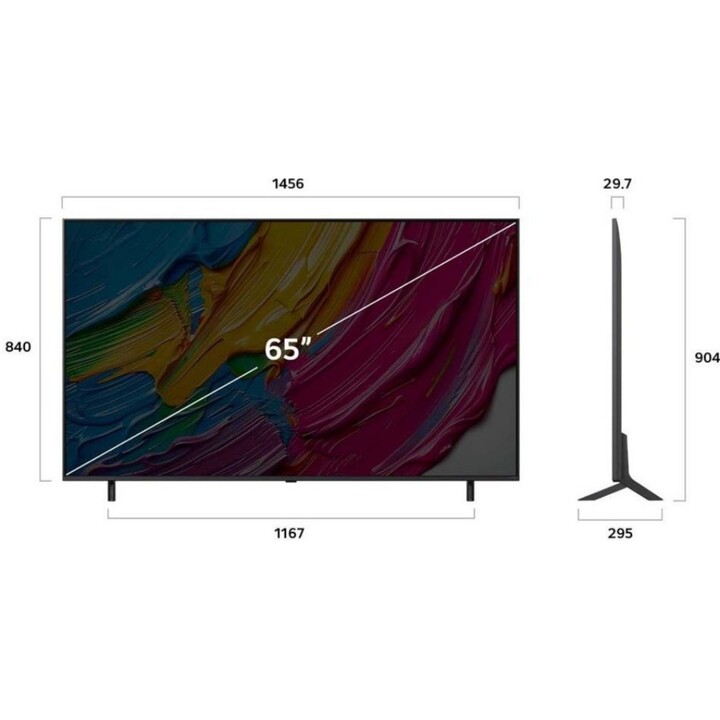 LG 65 polegadas QNED AI QNED80 4K Smart TV (2025)