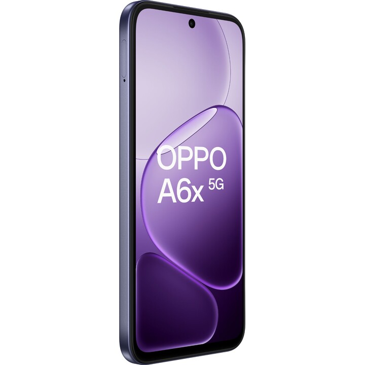 Oppo A6x 5G, 8 GB 256 GB, 6,75 LCD HD+, 6100 mAh, Schwarz Lila