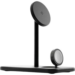 Twelve South HiRise 3 Deluxe Qi2 kabelloses 3-in-1-Ladegerät schwarz