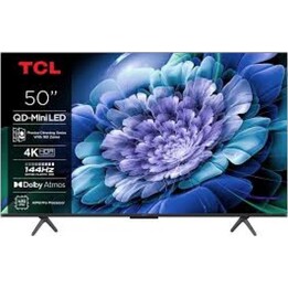 TCL 50" 4K Ultra HD TV 3840 x 2160 Pixels Écran plat 16:9 QD-Mini LED 50C69K