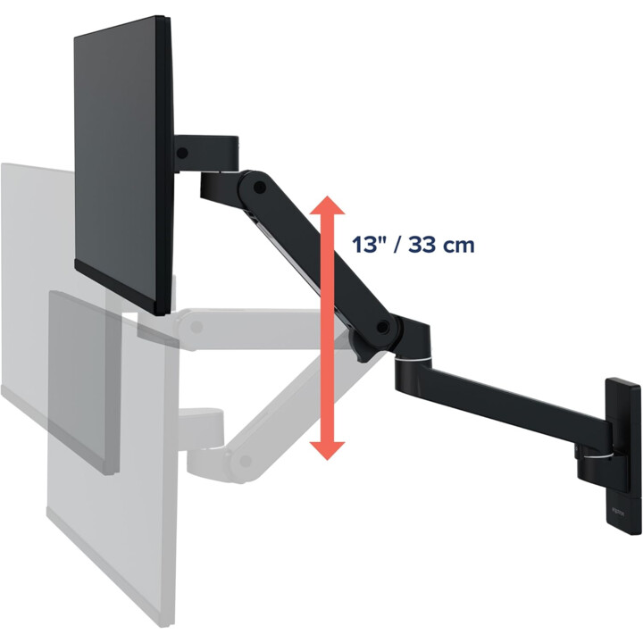 Brazo para monitor de pared LX Pro (negro)