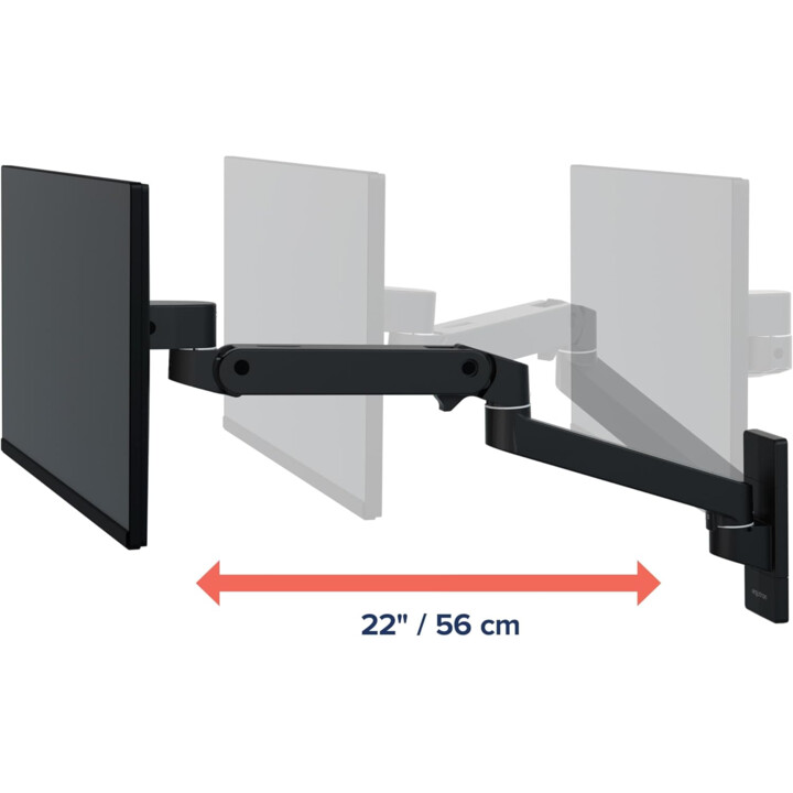 Bras de moniteur mural LX Pro (noir)