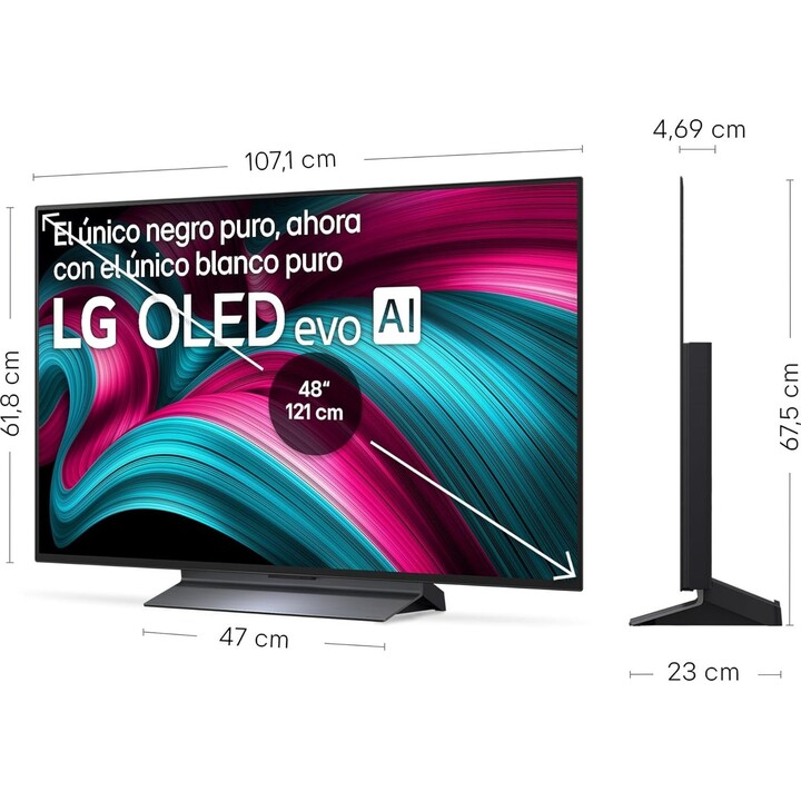 Smart TV LG OLED evo AI C5 48 polegadas 4K 2025