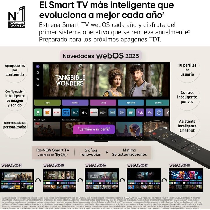 Smart TV LG OLED evo AI C5 48 polegadas 4K 2025