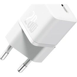 Carregador rápido Baseus Gan5 20W branco