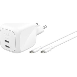 67W Dual USB-C Wall Charger + USB-C Cable