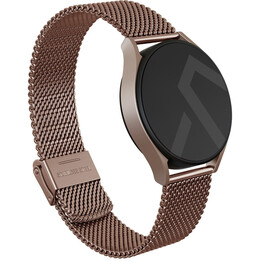 BURGA Metal Mesh Elegance - uniwersalna bransoleta do zegarka 20 mm (rose gold)