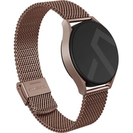 Bracciale universale BURGA in maglia metallica per orologi da 22 mm (oro rosa)