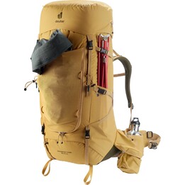 Mochila de trekking Deuter Aircontact Core 65 + 10 SL para mujer - Savanna/Nori