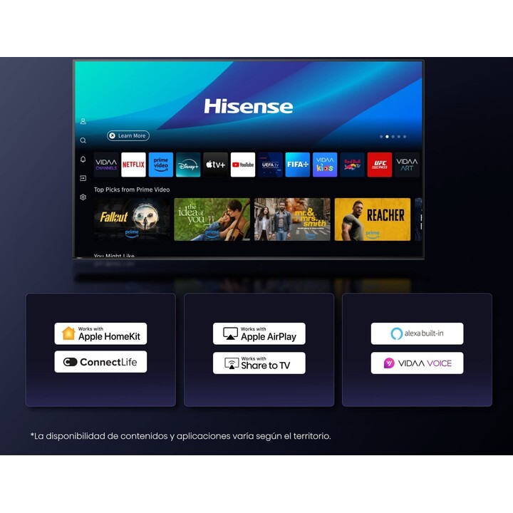 Fernseher | HISENSE | 58 Zoll | 4K Ultra HD | 3840 x 2160 Pixel | Flachbildschirm | 16:9 | LED | 58A6Q