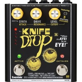 Eventide Knife Drop pedal de delay negro