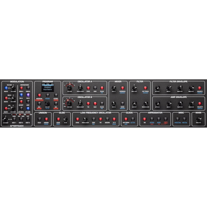 Teclado de sintetizador analógico Sequential SEQ 3900 Sequential Forum