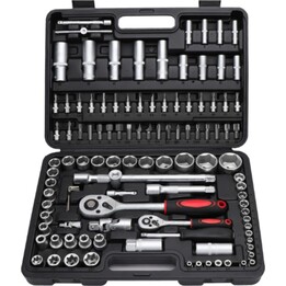 Juego de llaves AWTOOLS de 108 piezsas 1/2" / 1/4"