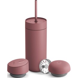 Taza térmica Carter Move 3 en 1 de 473 ml + 3 tapas Fellow rosa empolvado