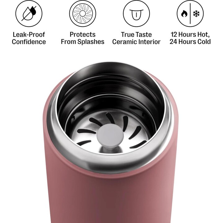 Thermobecher 473 ml Carter Move Mug Fellow puderrosa