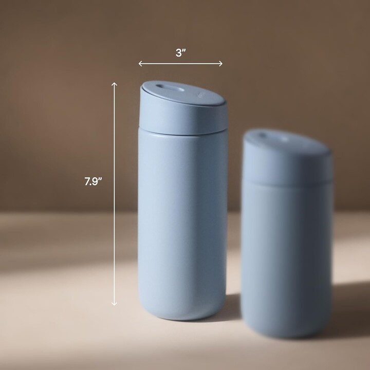 Caneca térmica Carter Slide Fellow, 473 ml, azul claro.