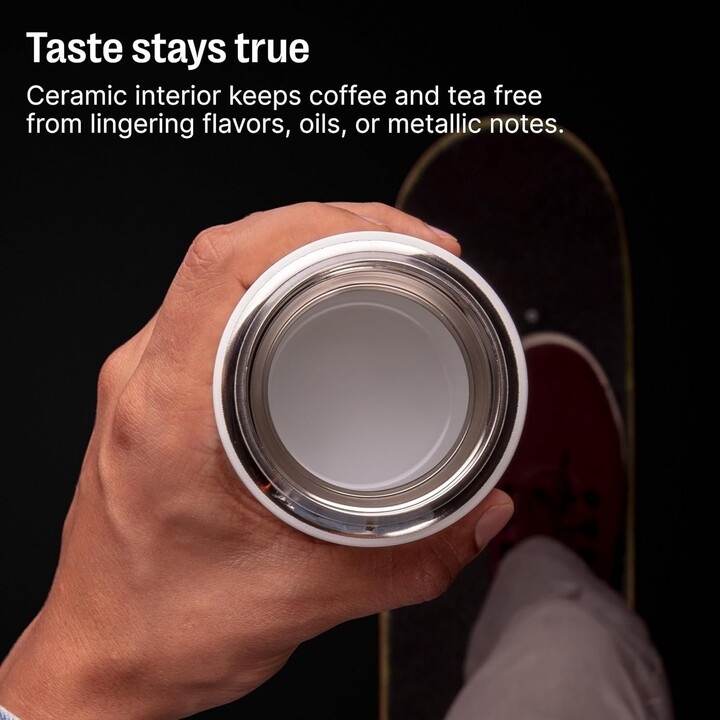 Taza térmica Carter Slide Mug Fellow, 473 ml, color salvia.