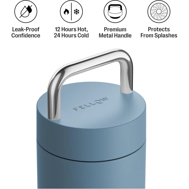 Caneca térmica Carter Carry Fellow de 946ml, azul claro.