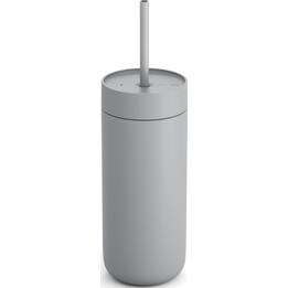 Vaso térmico Carter Cold Tumbler Fellow de 473 ml, color gris.