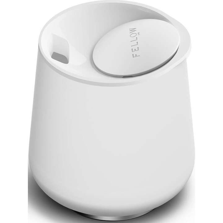 Bicchiere termico Fellow Ruby da 355 ml in vetro termico, bianco opaco.