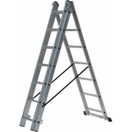 Scala AWTOOLS in alluminio con 3x14 pioli, 150 kg