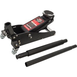 Awtools - Martinetto a basso profilo - 1,5 T - Doppio cilindro - 80-355 mm