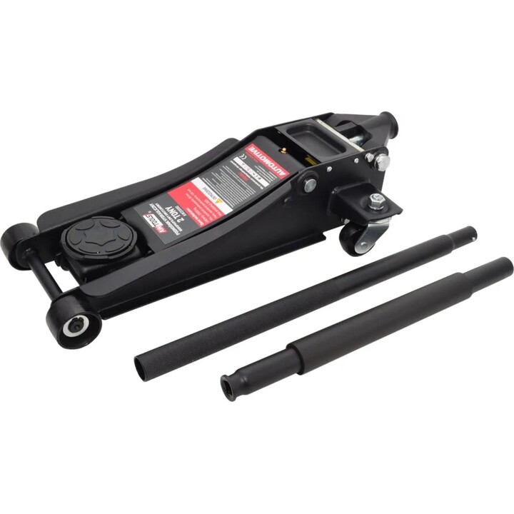 Cric hydraulique à profil bas AwTools 2T avec double piston, 85-430 mm