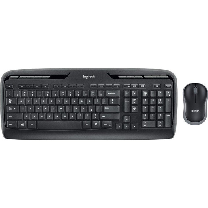 Logitech MK330 Wireless Keyboard + Mouse Combo, Preto