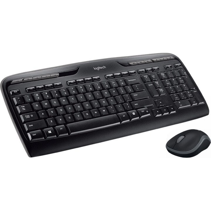 Logitech MK330 Wireless Keyboard + Mouse Combo, Black