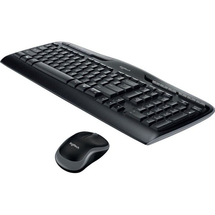 Logitech MK330 Wireless Keyboard + Mouse Combo, Black