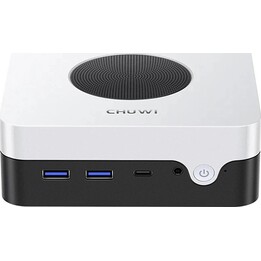 Chuwi LarkBox X Mini PC Intel Core i3-1220P 8GB RAM 256GB SSD Windows 11 Pro Preto
