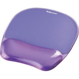 Fellowes 9144104 Tappetino poggiapolsi in gel viola con base antiscivolo