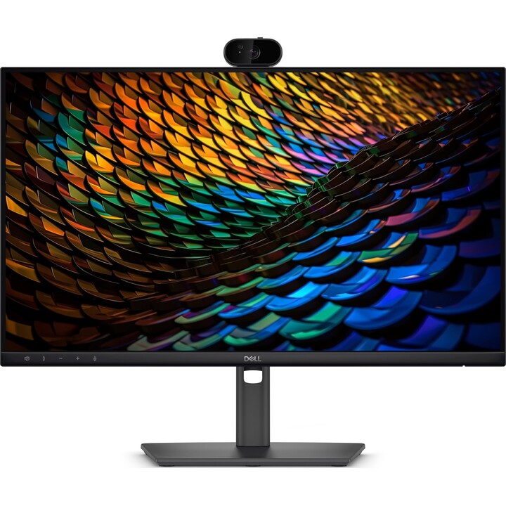 Monitor de conferência IPS Full HD de 24 polegadas Dell Pro P2426HEB com hub USB-C e câmara de 5 MP Preto