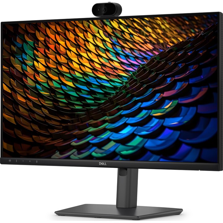 Monitor de conferência IPS Full HD de 24 polegadas Dell Pro P2426HEB com hub USB-C e câmara de 5 MP Preto