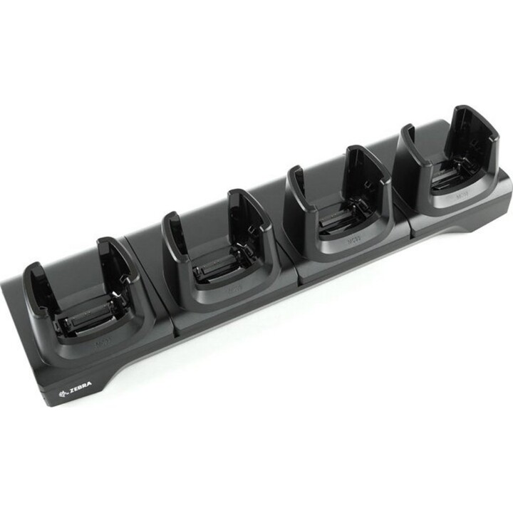 Zebra CRD-MC93-4SCHG-01 Base de carga de 4 ranuras para MC93 Negro
