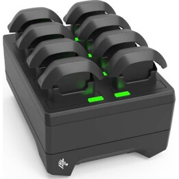 Carregador de bateria sobressalente de 8 ranhuras para o auscultador HS3100 da Zebra Preto