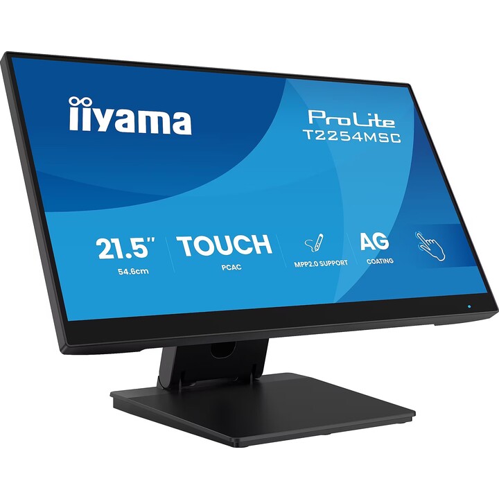 Écran PC tactile LED Full HD 54,6 cm (21,5") Iiyama T2254msc-b2ag, noir, 1920 x 1080 pixels