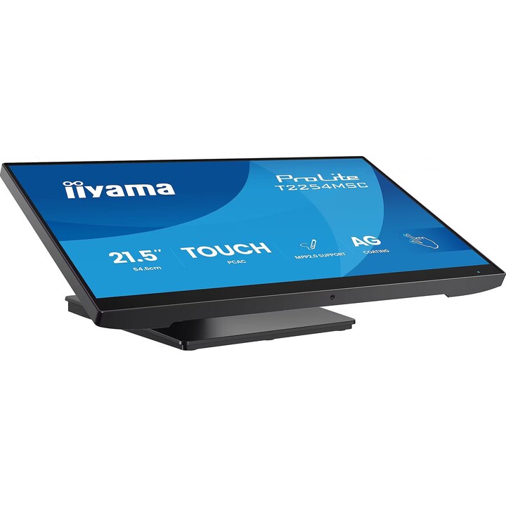 Écran PC tactile LED Full HD 54,6 cm (21,5") Iiyama T2254msc-b2ag, noir, 1920 x 1080 pixels