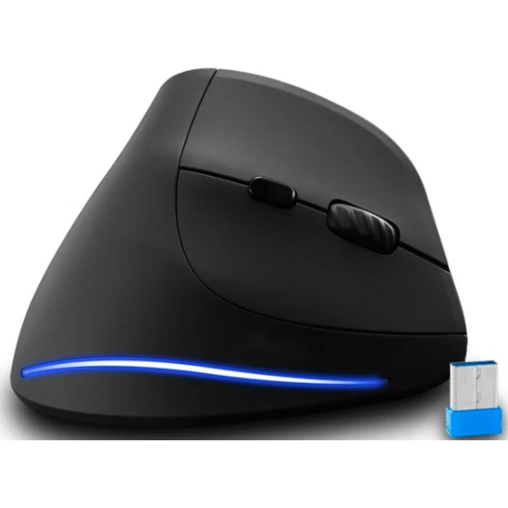 Media-Tech Vertical RF MT1123 Wireless Vertical Mouse 2400 dpi Black