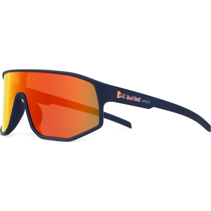 Óculos de ciclismo esportivos unissex Red Bull SPECT DASH com armação completa, cor azul.