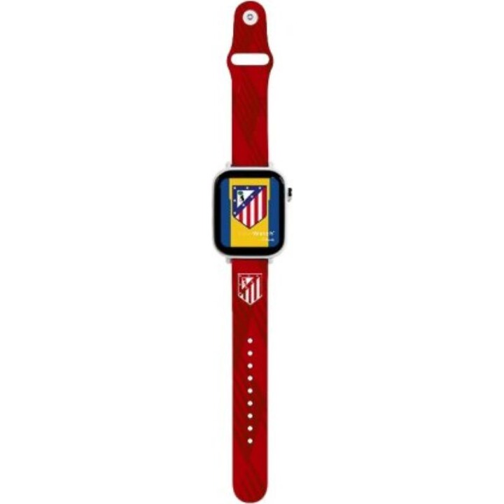 Save Family Plus Smartwatch Atlético de Madrid Edition Blanc avec bracelet en silicone rouge