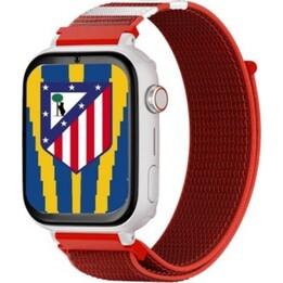 SaveFamily Plus reloj inteligente Ed. Atlético de Madrid Blanco Correa Tela Roja No incluye sim