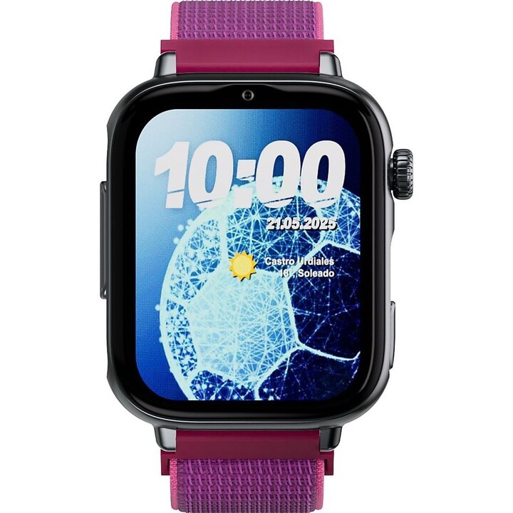 SaveFamily SaveWatch Plus 2 Smartwatch per bambini Cassa nera Cinturino in tessuto lampone