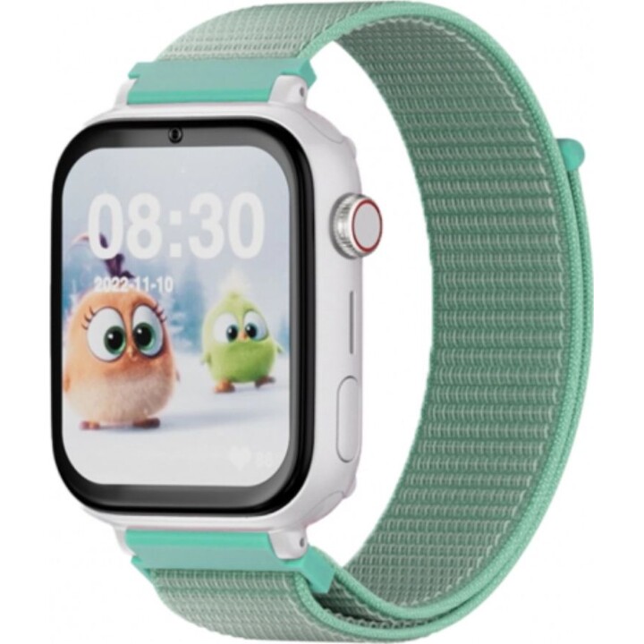 SaveFamily SaveWatch Plus GPS-Smartwatch, Schwarz, Ozean-Stoffarmband