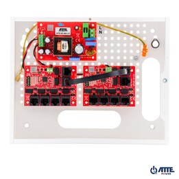 Set mit bis zu 9 IP-Kameras PoE-Switch 9P+1UP ATTE IP-9-11-E