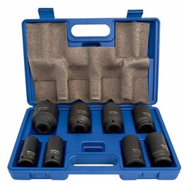 Bussole a impatto ADLER da 3/4", 8 pezzi.