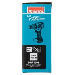 Makita DHP490Z destornillador eléctrico y llave de impacto 1900 RPM Azul, Negro